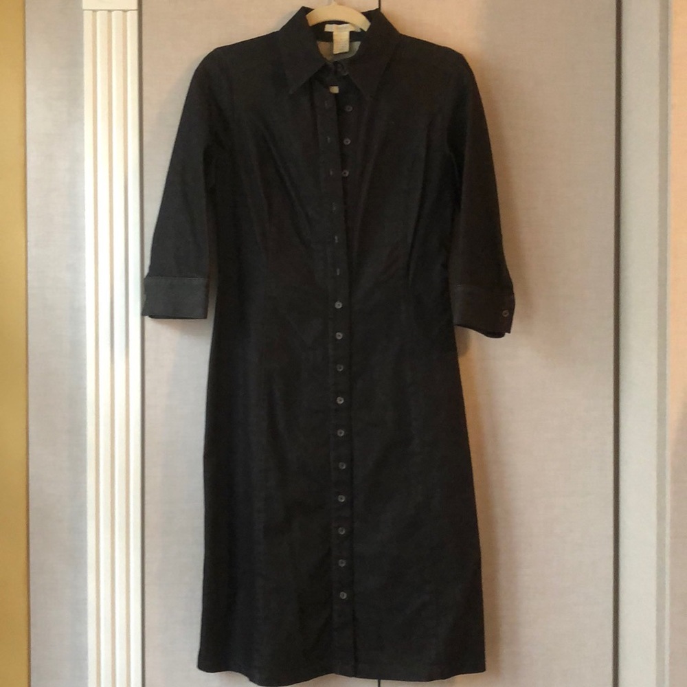 Dark Denim Dress - Picture 1 of 5